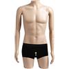 Svenjoyment Boxer in tessuto semplice nero con apertura per pene e testicoli - Svenjoyment