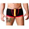 Cellblock 13 Asylum Jock Trunk, Nero/Rosso/Giallo (schwarz/rot/gelb), L
