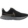 Nike Men's React Infinity Run FK 2 Shoe, Black White Iron Grey, 47.5 EU