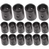16 Pcs Ricambi Calcio Balilla Accessori Calciobalilla Tappi Terminali