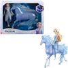 MATTEL HLW58 FROZEN ELSA BAMBOLA E NORK, creatura acquatica a forma di cavallo,