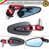 ESL COPPIA SPECCHIETTI RETROVISORI MANUBRIO CARBON ROSSO PER GILERA NEXUS 500