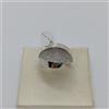 ANELLO DA DONNA CON PAVE' DI ZIRCONI IN ORO BIANCO 18KT 3,2 GRAMMI N.14 (2647)