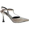 4US By Cesare Paciotti 4US Sandali/Decollete' Donna in Ecopelle Con Tacco, By Paciotti - SIL (Silver)