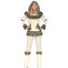 FIESTAS GUIRCA Costume da Eschimese Bianco da Donna Adulta Taglia 36-38