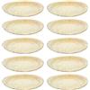 10 Pcs Piattini Da Piatto Dessert Di Cibo Per La Casa Carta