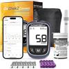 MicroTech Misuratore Glicemia Bluetooth Kit 10 Strisce & Lancette Senza Codifica 500