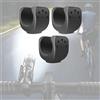 3 pezzi Bike Torch Holder Flashlight Montaggio delle staffe per l'adattatore