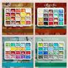 Does not apply Set Di Pittura Ad Acquerello in Metallo Da 20/80 Colori Scatola Portatile Con Pe