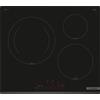 Bosch - Piastra a induzione, 60 cm, Serie 6, 3 Zone di cottura, Elettronica DirectSelect, PerfectFry Plus, Intelligente, Nero, PIJ631HC1E