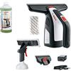 Bosch Lavavetri Aspiragocce Elettrico a Batteria, Caricabatteria USB, Cinghia da Polso, 2 Accessori, 3.6 V, confezione in Cartone + Detergente per vetri e superfici non porose, 500 ml