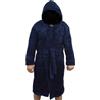 A2Z Accappatoio IN Pile Adulti Navy Vestaglia Morbido Cambio Uomo Donna Regalo