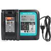 Powarobor DC18RC 14,4V-18V Caricabatteria rapido compatibile con Makita
