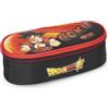 Franco Cosimo Panini DRAGONBALL - Astuccio 3 Scomparti Bambina e Bambino, con Interno Organizzato, Tasca a Zip e Organizer Portapenne - Astuccio Scuola Media e Elementare in Tessuto, 20x13x7h cm