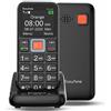 Easyfone Prime-A5 Telefono Cellulare per Anziani con Tasti Grandi, Funzione SOS,