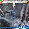 ESL COPRI SEDILE VENTILATO 24 VENTOLE TRASPIRANTE MINI COOPER R56 IN SIMILPELLE NERO