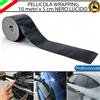 ESL PELLICOLA WRAPPING NERO LUCIDO PER FERRARI 550 MARANELLO CROMATURE ESTERNE