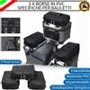 ESL SET 3 BORSE AGGIUNTIVE VALIGIE LATERALI E POSTERIORE PER BMW F 900 GS