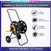 cardinale avvolgitubo da giardino carrello per tubo acqua irrigazione 45 mt in metallo