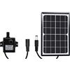 Kit Pompa Acqua Fontana Solare 9V 6W 10W Pannello 5V DC Pompa 240L H con Tubo