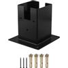 Not specified Fori da Appendere Parasole per Travi in Legno Supporto Rialzato con Staffa Angol