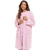 A2Z 4 Kids A2Z Donna Lupo Harte Testurizzato Soffice Pile Cardi Vestaglia Caldo Riposo