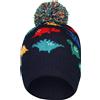 A2Z 4 Kids Bambini Ragazzi Dinosauro Cappello Maglia Bobble Baenie Pom Morbido Caldo Winter