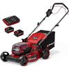 Einhell Tagliaerba a batteria GC-CM 36/46 S Li BL Kit (2x4,0Ah) | PXC | 36 V | largh. taglio 46 cm | max. 500 m² | Brushless | Trazione sulle ruote | cesto 50 L | 2x 4,0 Ah e Twincharger