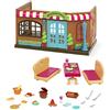 Li'L Woodzeez B. toys Li'l Woodzeez Pass-The-Pasta playset Ristorante con Cibo e arredi