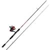 Abu Garcia Fast Attack Baitcasting Combo, Canna e Mulinello per la Pesca con artificiali, Blank in Carbonio 24T, 4+1 Cuscinetti in Acciaio Inossidabile, Sistema di Freno Mag Trax
