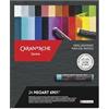 CARAN D'ACHE Neopastel - Set di 24 pastelli a olio in astuccio di metallo, per artisti, prodotti svizzeri