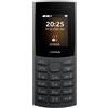 Nokia Telefono cellulare 4G tasti dual SIM 1.8 Nokia 105 4G 2024 Charcoal 1GF032CPA1L0
