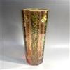 Vaso di fiori in vetro cristallo giapponese smalto oro decorazione Amemiya Ki...