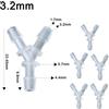 PP Tubo ossigeno resistente alla temperatura tipo Y per prodotti farmaceutici e lab
