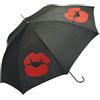 Susino Ombrello pieghevole, Rosso/Bianco (Nero) - 12020