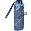 Le Monde du Parapluie Parapluie pliant - Ouverture manuelle Jeans foncé Ombrello pieghevole, 19 cm, Blu (Jeans foncé)
