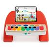 Baby Einstein, Hape, Cal'S First Melodies Magic Touch Piano, Giocattolo Musicale In Legno Con 3 Spartiti, 6 Melodie, A Partire De 6 Mesi