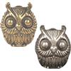 2 Pcs Ciondolo Gufo Perline Distanziatrici Ottone Perle Foro Largo