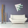 L.A.S. s.r.l. L:A:S Laser Art Style Quadro Astratto Moderno per Salotto SI-188, Legno,
