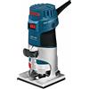 Bosch Professional Rifilatore Gkf 600 (Incl. Chiave Fissa, Guida Parallela, Bina