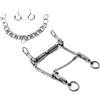 MORSO SARDO MONTA DA LAVORO SNODATO IN ACCIAIO INOX SARDINIA SNAFFLE BIT