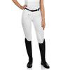 Equestro PANTALONE EQUITAZIONE DONNA EQUESTRO COTONE ELASTICIZZATO BIANCO