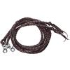 REDINI WESTERN IN CUOIO TUBOLARE INTRECCIATO