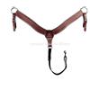 Pettorale sella americana in cuoio liscio bicolore Western Horse Breastcollars