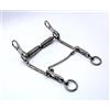 MORSO SARDO MONTA DA LAVORO SNODATO IN ACCIAIO INOX SARDINIA SNAFFLE BIT