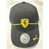 PUMA Cappello Visiera Scuderia Ferrari Berretto Originale Ufficiale Nero Cavallino