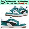 Puma Rebound V6 Low Emerald Ice Puma nero 392328-60 taglia uomo