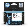 HP 300 Tricromia, Cartuccia Inchiostro Originale | Compatibile con HP DeskJet D2560, D2660, F4280, F4224, Photosmart Serie C, 165 pagine (CC643EE)