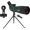 SVBONY SV28PLUS Cannocchiale con Treppiede 25-75x70mm HD BAK4 A5 Rosso Vino FMC