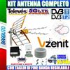 TELEVES KIT ANTENNA DIGITALE TERRESTRE COMPLETO PER 4 PUNTI TV TELEVES ZENIT
